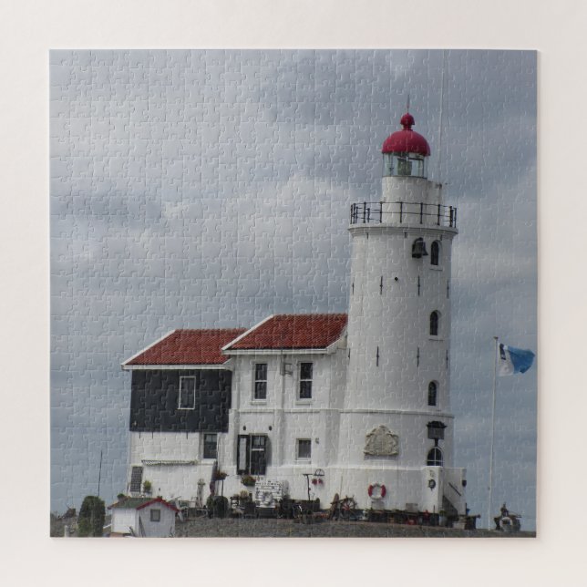 Puzzle Faro Precioso sobre las Rocas (Vertical)