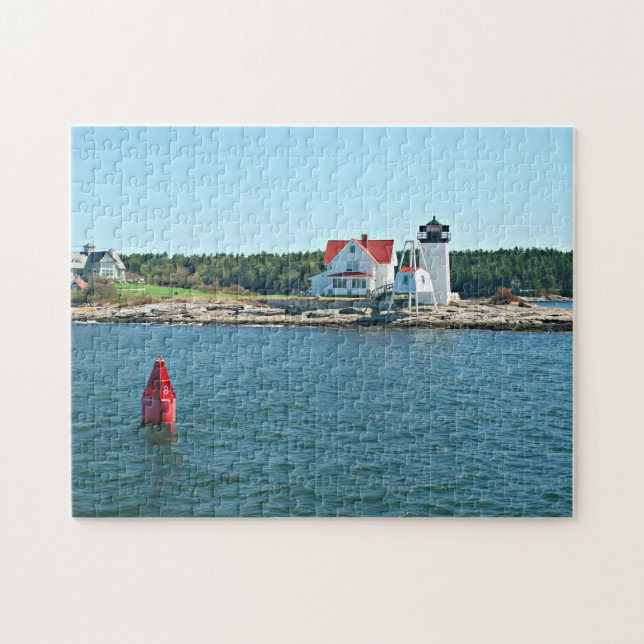 Puzzle Faro principal de Hendricks, isla Maine de (Horizontal)