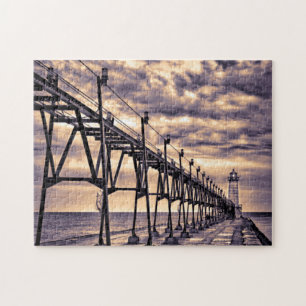 Puzzle faro y muelle de Grand Haven, Grand Haven