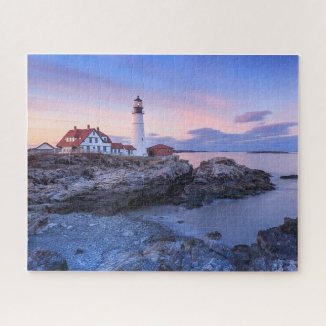 Puzzle Faros | Cabo Elizabeth, Maine (Horizontal)