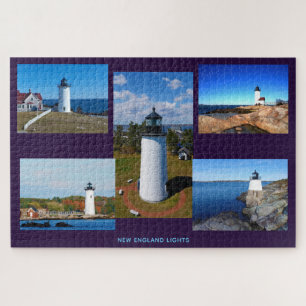 Puzzle Faros de Collage de fotos personalizado 5