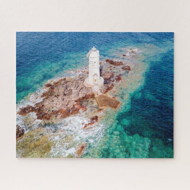 Puzzle Faros | Faro de Mangiabarche Italia (Horizontal)