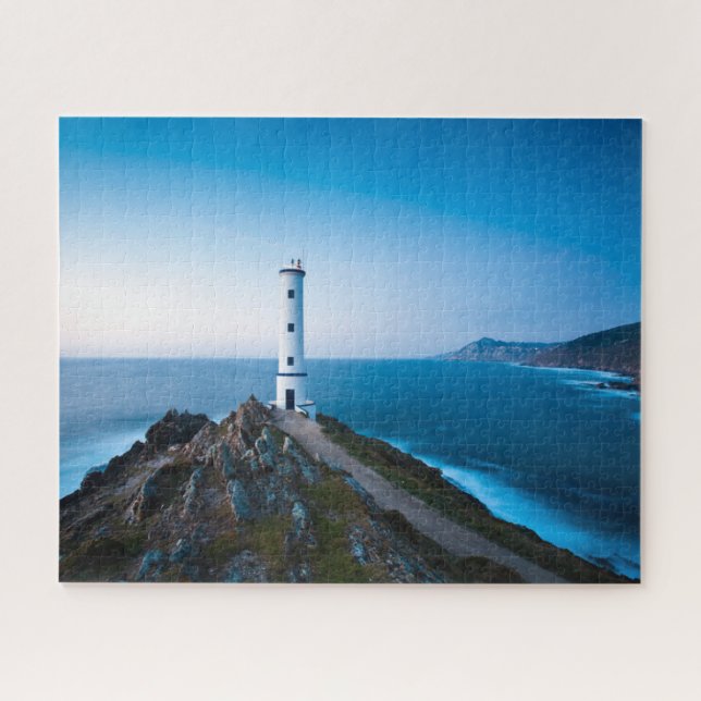 Puzzle Faros | Faro Hogar de Cabo Cangas España (Horizontal)