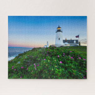 Puzzle Faros   Point Lighthouse Bristol Maine