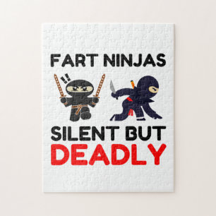 Puzzle Fart Ninjas Silent But Deadly