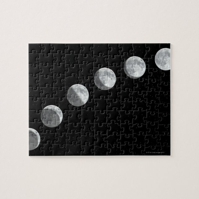 Puzzle Fases de la luna (Horizontal)