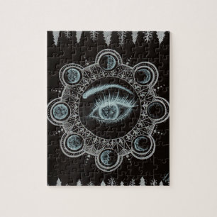 Puzzle Fases del ojo de la luna