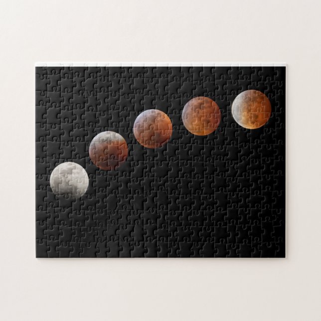 Puzzle Fases plenas de la luna Eclipse total de luna | Co (Horizontal)