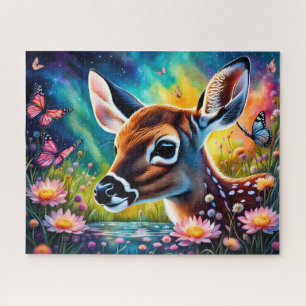 Puzzle Fawn en Meadow Pond