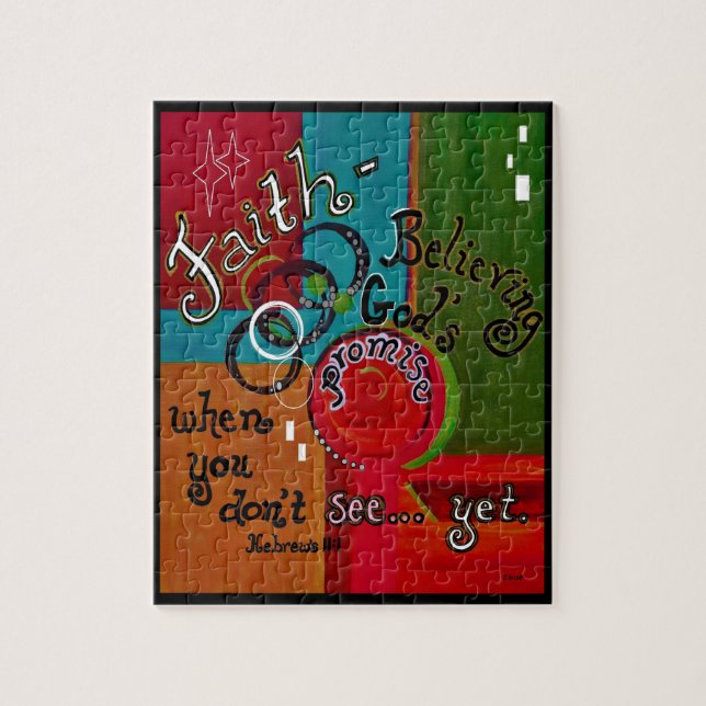 Puzzle Fe de los hebreos 11 (Vertical)