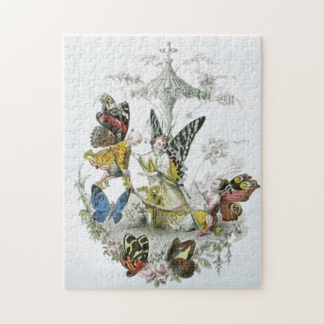 Puzzle Fe de mariposa vintage (Vertical)