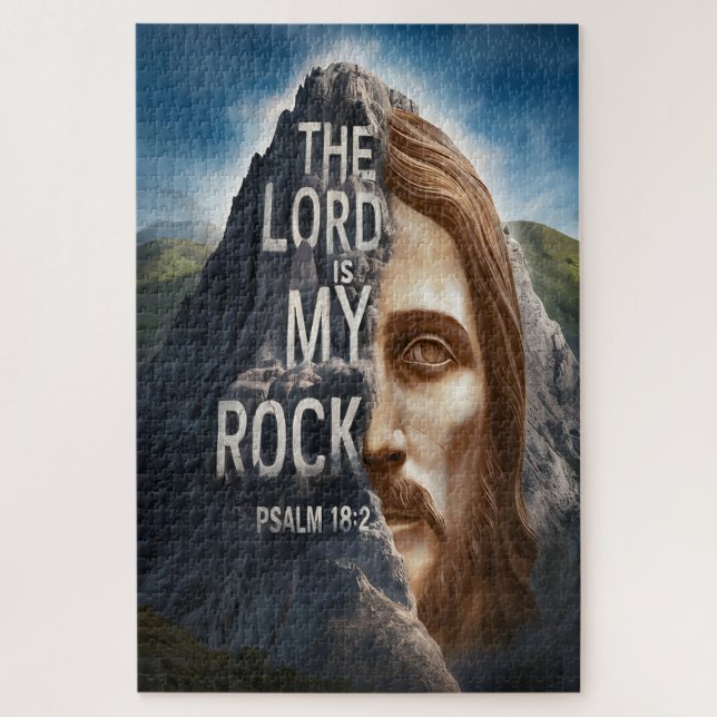 Puzzle Fe Divina: El Señor Es Mi Rock (Vertical)
