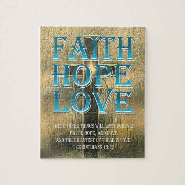 Puzzle Fe, esperanza, amor (Vertical)