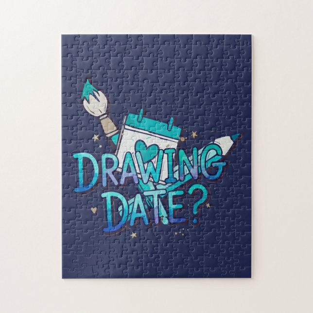 Puzzle Fecha de Dibujo (Vertical)