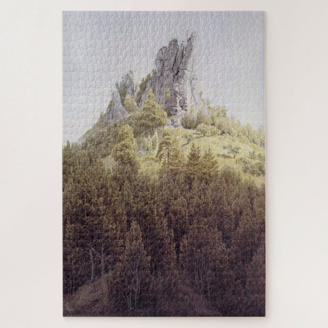 Puzzle Feldstein cerca de Rathen - Caspar David Friedrich (Vertical)
