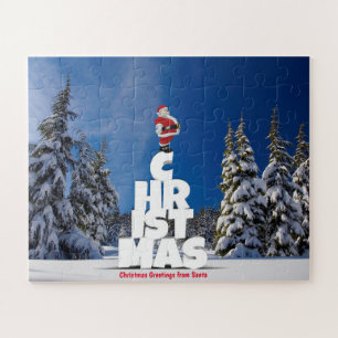 Puzzle Felices Fiestas de Papá Noel