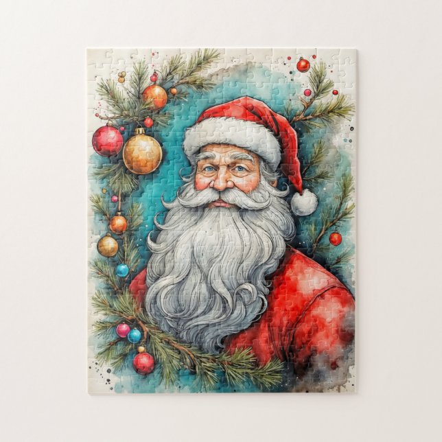 Puzzle Felices Fiestas De Santa Claus (Vertical)