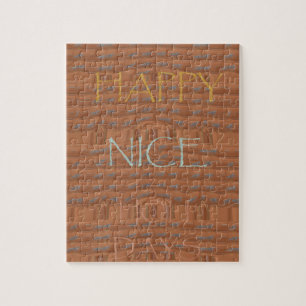 Puzzle Felices Fiestas Estampa de Arte de Cebra