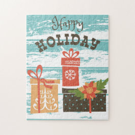 Puzzle Felices vacaciones de Navidades de vacaciones
