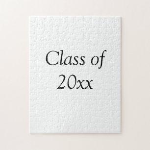 Puzzle Felicidades por graduación clase de 20xx agregar n