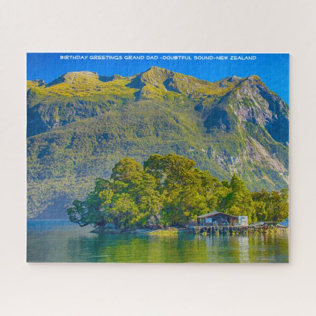 Puzzle Felicitaciones de cumpleaños abuelo -Doubtful Soun (Horizontal)