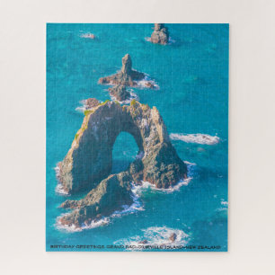 Puzzle Felicitaciones de cumpleaños abuelo D'Urville Isla