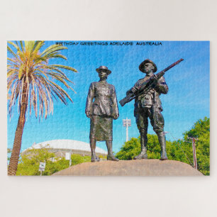 Puzzle Felicitaciones de cumpleaños Adelaide Australia