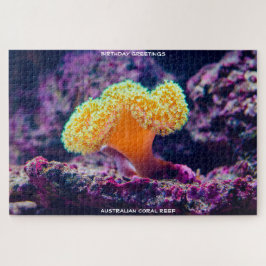 Puzzle Felicitaciones de cumpleaños Arrecife de Coral Aus