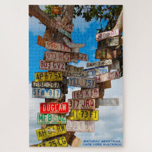 Puzzle Felicitaciones de cumpleaños Cape York Australia