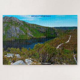 Puzzle Felicitaciones de cumpleaños Crater Lake Tasmania