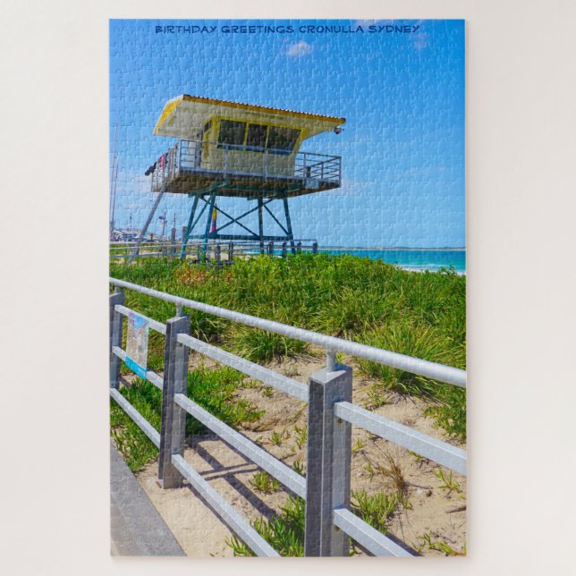 Puzzle Felicitaciones de cumpleaños Cronulla Sydney (Vertical)
