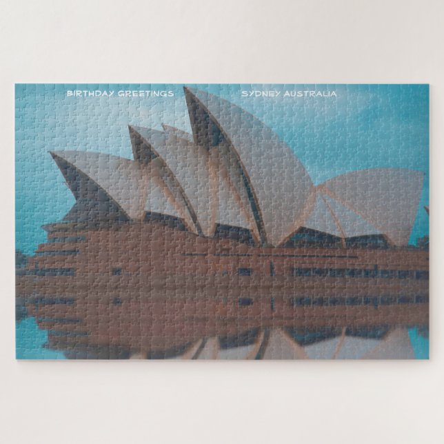 Puzzle Felicitaciones de cumpleaños desde Sydney (Horizontal)