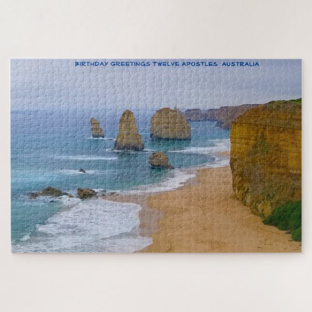 Puzzle Felicitaciones de cumpleaños Doce Apóstoles Austra (Horizontal)