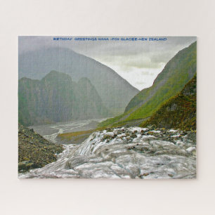 Puzzle Felicitaciones de cumpleaños Nana -Fox Glacier-Nue