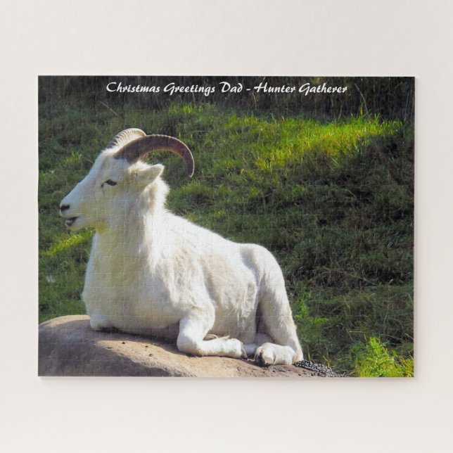 Puzzle Felicitaciones de Navidad a mi encuentro de cazado (Horizontal)