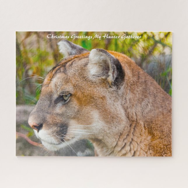 Puzzle Felicitaciones de Navidad a mi encuentro de cazado (Horizontal)