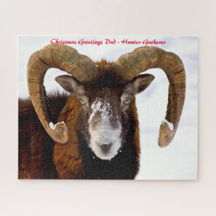 Puzzle Felicitaciones de Navidad a mi encuentro de cazado