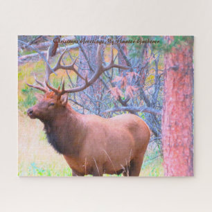 Puzzle Felicitaciones de Navidad a mi encuentro de cazado