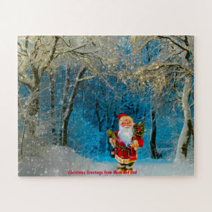Puzzle Felicitaciones de Navidad de Mamá y Papá