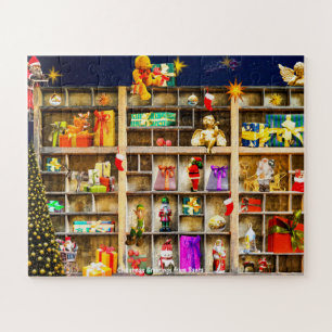 Puzzle Felicitaciones de Navidad de Papá Noel