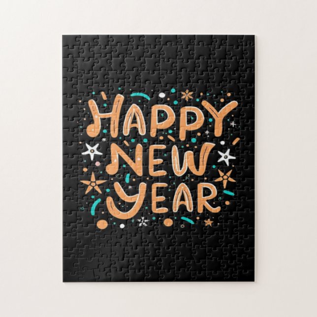 Puzzle Feliz Año Nuevo (Vertical)