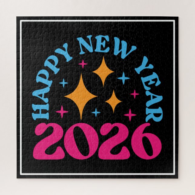 Puzzle Feliz Año Nuevo 2026-73950 (Vertical)