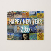 Feliz Año Nuevo con la obra de Van Gogh