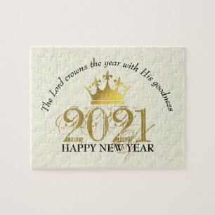 Puzzle FELIZ AÑO NUEVO El Señor Corona El Año 2021