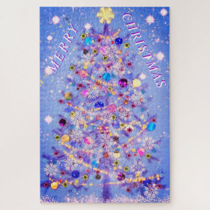 Puzzle Feliz Árbol de Navidad festivo - Tu regalo