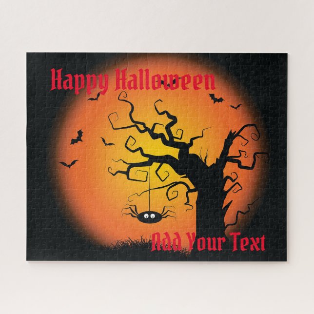Puzzle Feliz Bate de Halloween (Horizontal)