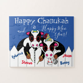 Puzzle Feliz Chanukah Feliz Año del Buey