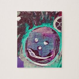 Puzzle Feliz Collage de medios mixtos