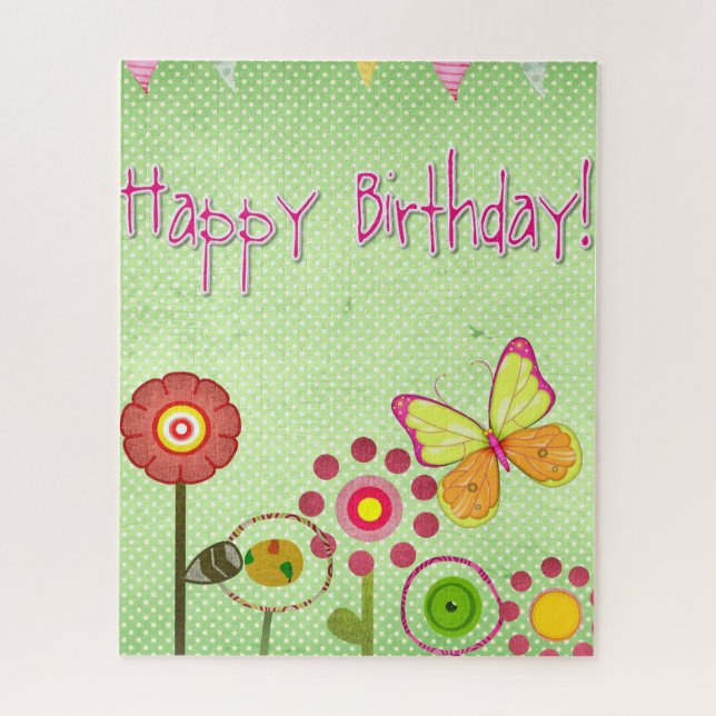 Puzzle Feliz cumpleaños (Vertical)