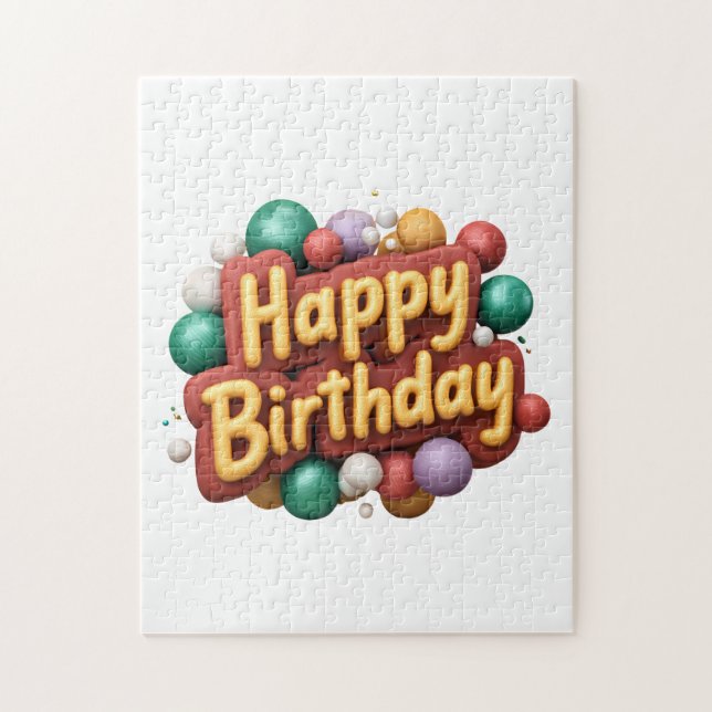 Puzzle feliz cumpleaños (Vertical)